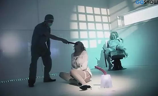 Two insanely wild ladies inspected by doctors